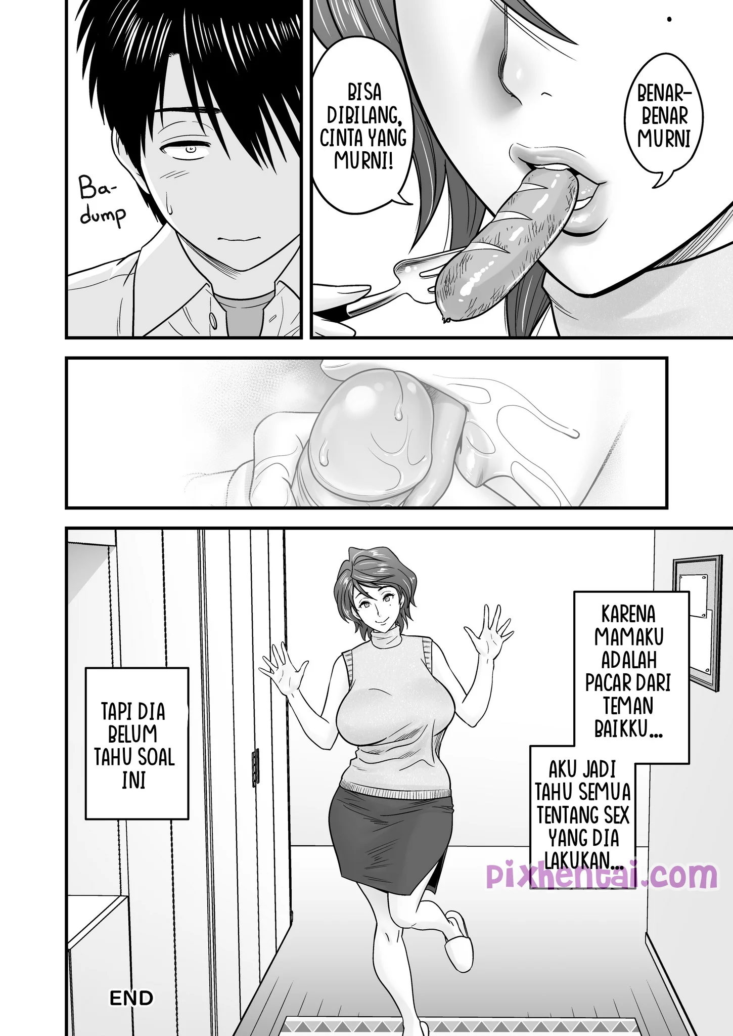 Komik hentai xxx manga sex bokep Haha ga tomo Kano ni nattanode 47